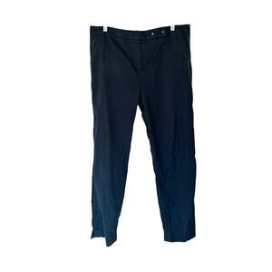 Gerard Darel Navy Blue‎ Basic Minimalist Career Straight Leg Dress Pant Size 10